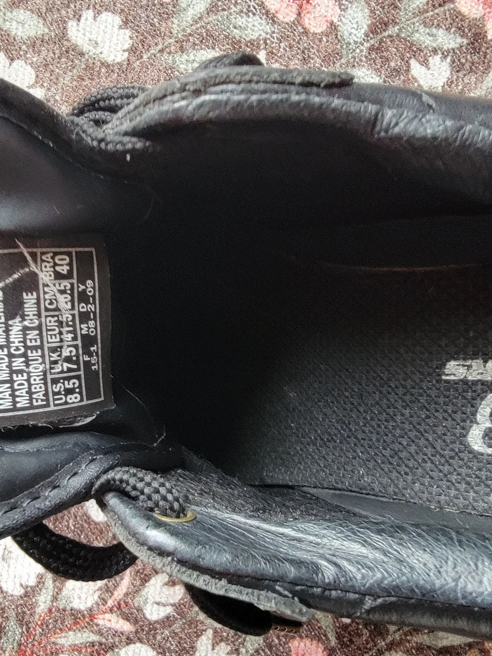 Skechers Black Lace-Up Sneaker Shoes